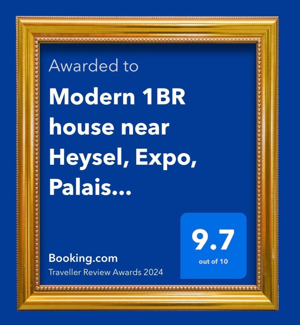 Modern 1Br House Near Heysel, Expo, Palais 12, Atomium, Uzvub Et Stade Roi Baudouin Apartment Wemmel Luaran gambar